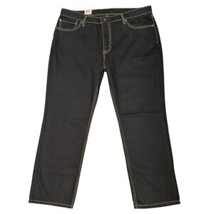 Levi's 511 Men's Slim Stretch Sits Below Waist Jeans Black Denim‎ 36X30 (39X30)